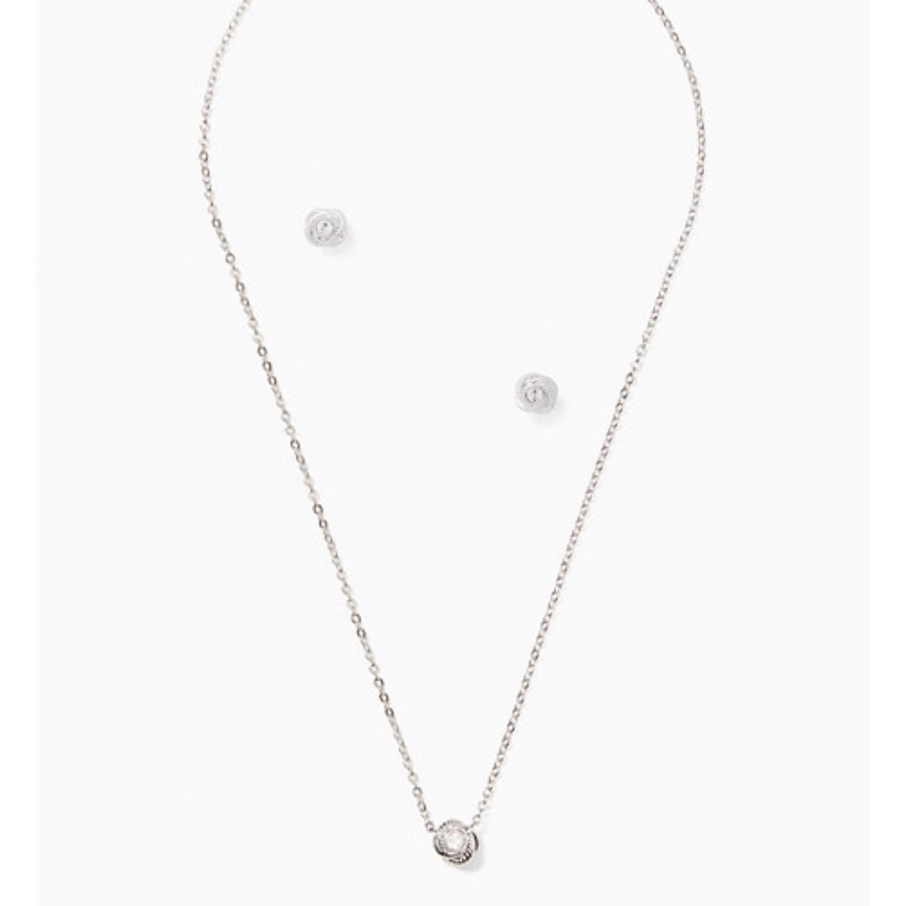 Kate Spade ♠️ Infinity & Beyond Earrings/Necklace - Picture 12 of 15